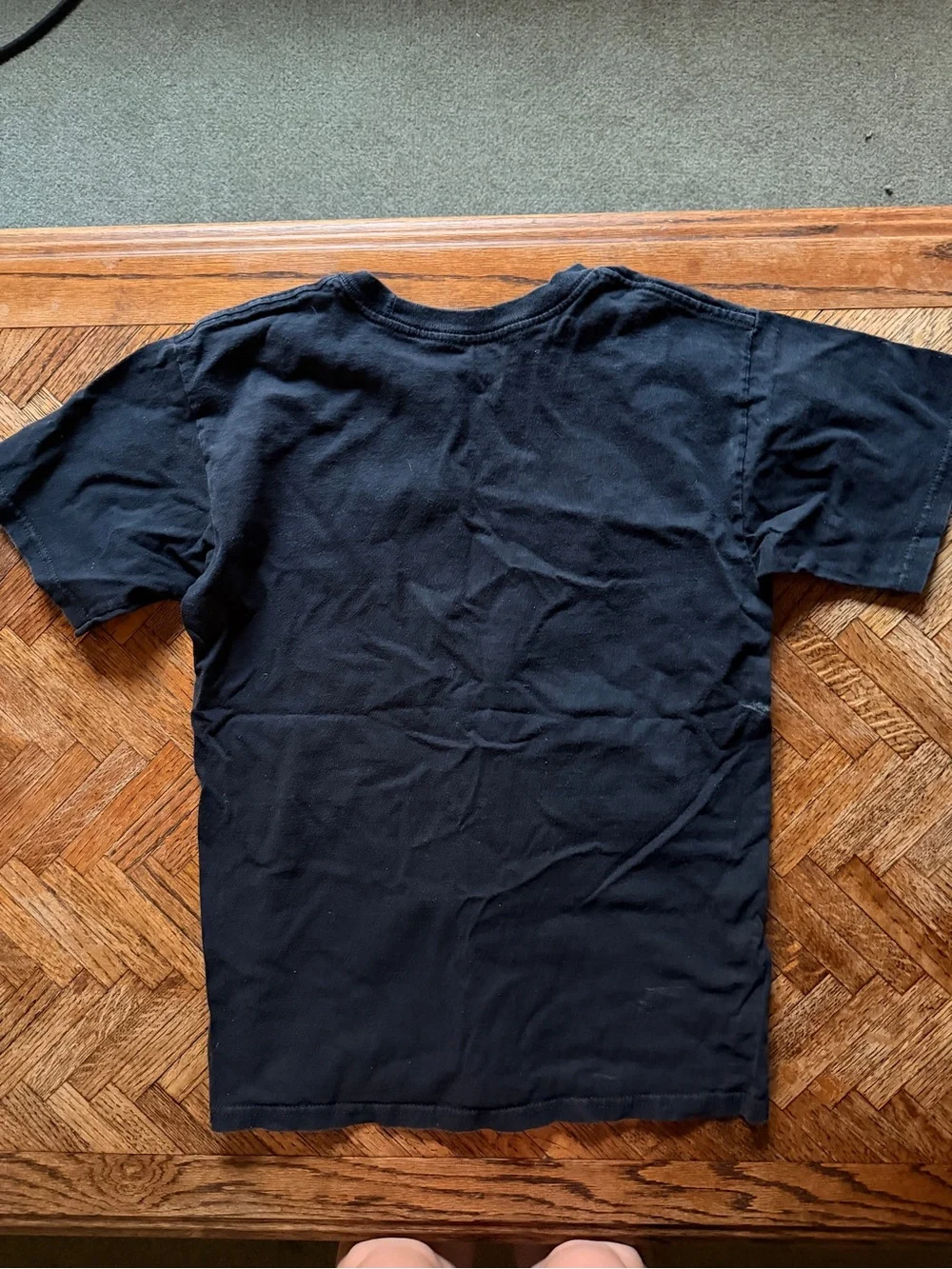 Vans Kids Black T-Shirt with Flame Logo